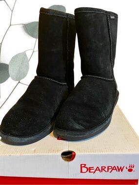 BearPaw Black Emma Short Boots